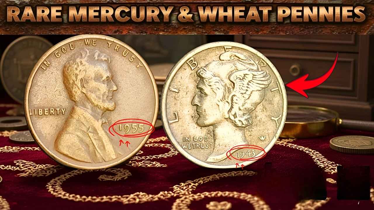 1940 Lincoln Penny and Mercury Dime Rare WWII Treasures for Coin Collectors