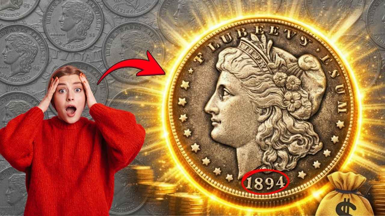 Rare 1894‑S Morgan Silver Dollar Investment‑Grade Closely Uncirculated Coin