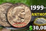 1999‑P Susan B. Anthony Dollar Value Guide 2026 Rare Errors Varieties and Collector Prices Explained